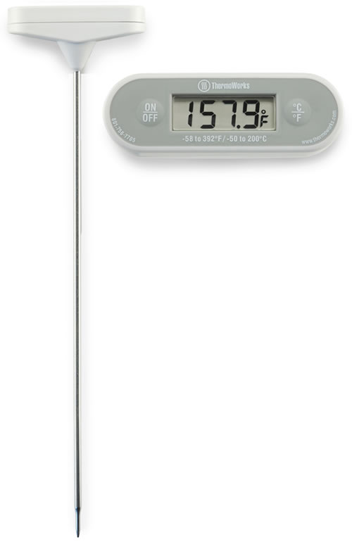 Long Stem waterproof digital thermometer