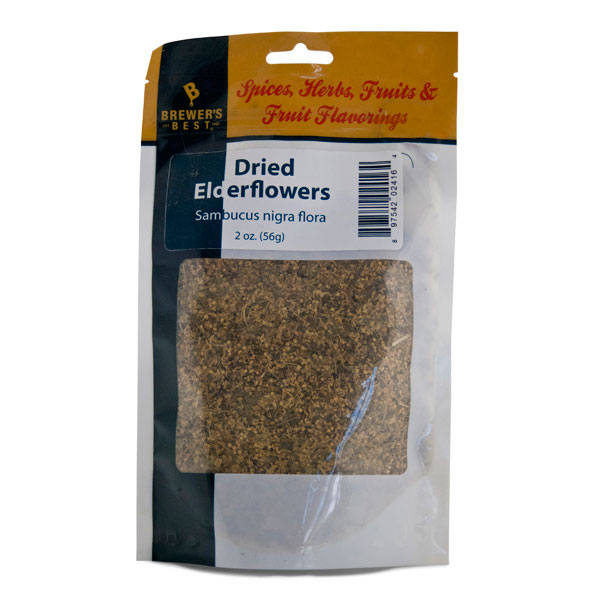 Dried Elderflowers, 2 oz.