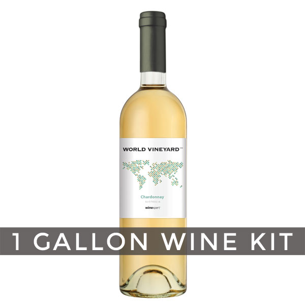 Australian Chardonnay, World Vineyard 1 Gallon Wine Kit