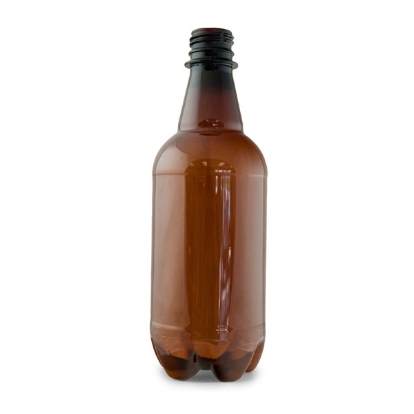 PET Bottles Amber, 500ml - Case of 24