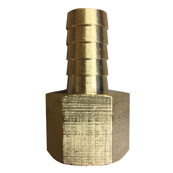 1/2" FPT x 1/2" Barb - Brass