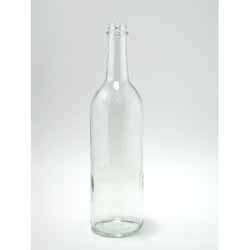 Bordeaux Screwtop 750 ml Clear, 12/case