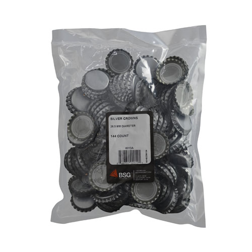 Silver Bottle Caps