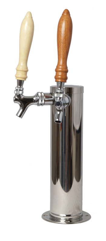 Draft Beer Tower - 2 Faucets