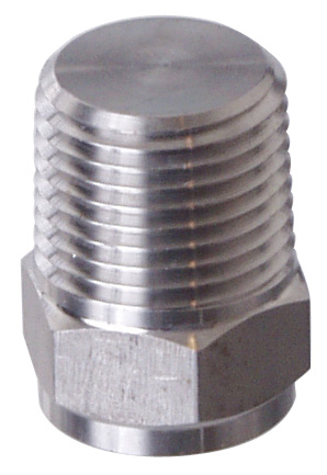 Stainless plug - 1/2 in. MPT Plug - Solid