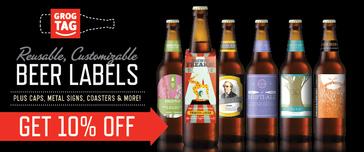 10% Off Reusable Beer Labels