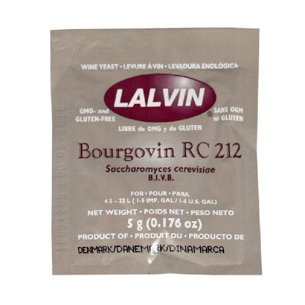 Lalvin RC212 Wine Yeast (5 g)