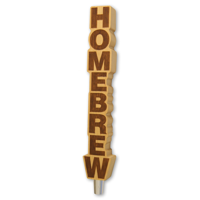 Homebrew Tap Handle - Laser Etched and Carved