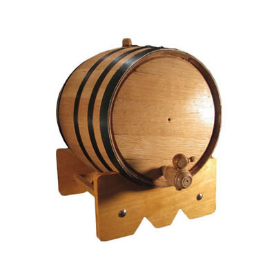 10 Liter Oak Barrel for Aging Beer, Wine, Spirits