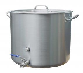 15 Gallon Stainless Brew Kettle With Notched Lid