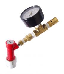 Pin Lock QD Adjustable Pressure Valve W/Gauge