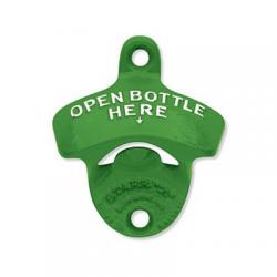 John Deere Green "Open Bottle Here" Wall Mounted Starr Bottle Opener