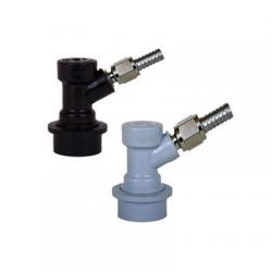 Ball Lock Disconnect Set - Threaded with Barbed Swivel Nuts