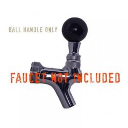 Faucet Handle - Round Black
