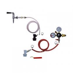 Refrigerator Keg Kit with Stainless Steel Nitrogen Stout Faucet